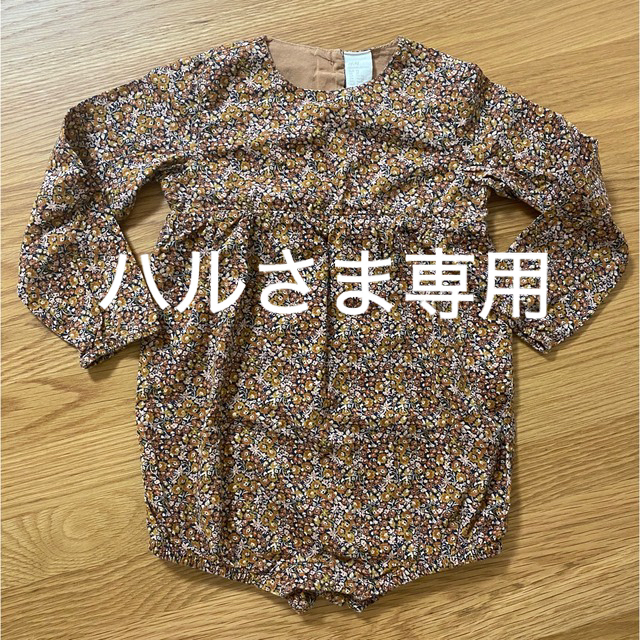 H&M(エイチアンドエム)の小花柄　ロンパース　H&M キッズ/ベビー/マタニティのキッズ服女の子用(90cm~)(ワンピース)の商品写真