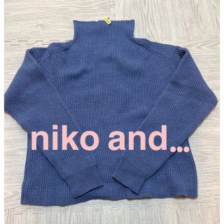 ニコアンド(niko and...)のazu様専用　アゼハイネックPO ニコアンド ニット 長袖 ウール 毛(ニット/セーター)