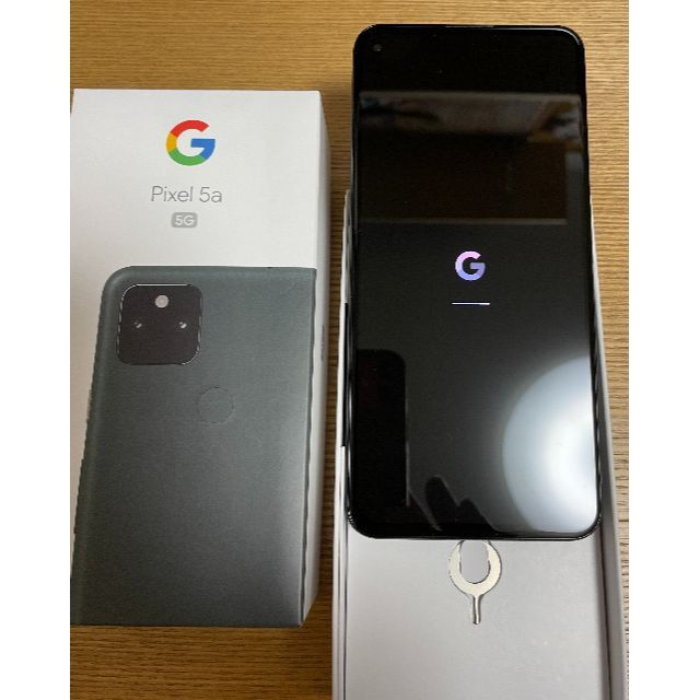 Google Pixel(グーグルピクセル)のGoogle Pixel 5a5g Mostly Black 中古美品 スマホ/家電/カメラのスマートフォン/携帯電話(スマートフォン本体)の商品写真
