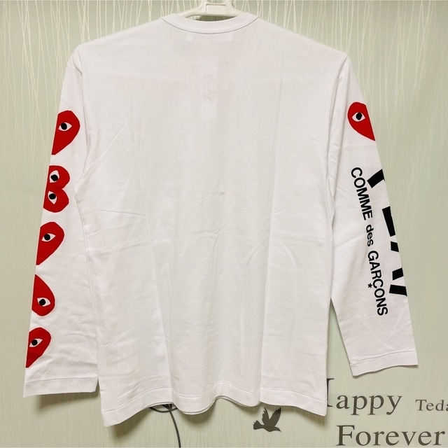 COMME des GARCONS(コムデギャルソン)の【即発】COMME des GARCONS メンズ ハートプリント 長袖Tシャツ メンズのトップス(Tシャツ/カットソー(七分/長袖))の商品写真