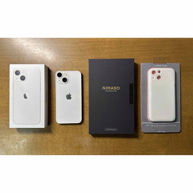 iPhone(アイフォーン)のiPhone13mini（スターライト・128GB・SIMフリー）おまけ付き スマホ/家電/カメラのスマートフォン/携帯電話(スマートフォン本体)の商品写真