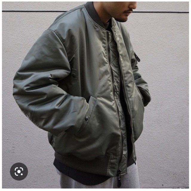 LENO リノ 21AW MA-1 JACKET 2 グレー