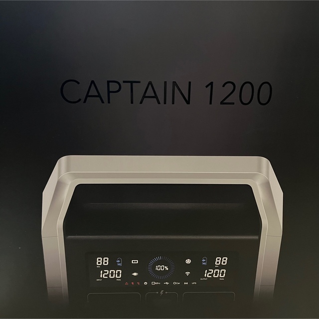 ポータブル電源 captain1200 1280wh 定格1200w