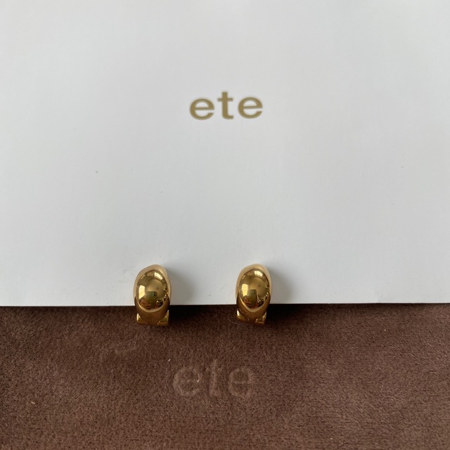 代理店正規品】 ete ハグイヤリング ドロップ イヤリング