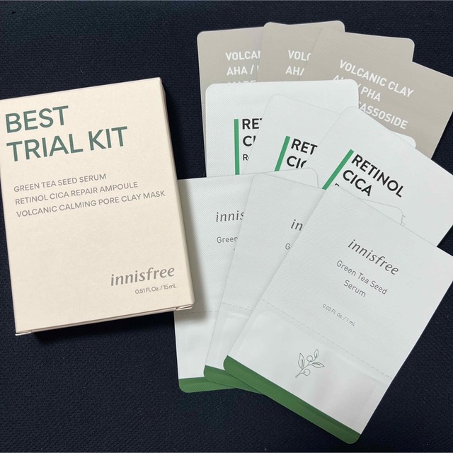 Innisfree(イニスフリー)のInnisfree 「BEST TRLAL KIT」 コスメ/美容のキット/セット(サンプル/トライアルキット)の商品写真