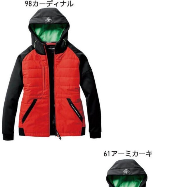 BURTLE(バートル)の防寒服 バートル BURTLE サーモクラフト 防風フーディジャケット(単品) その他のその他(その他)の商品写真