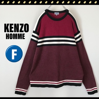 KENZO - D642 used kenzo golf ケンゾー 胸ロゴ ニット セーターの通販 