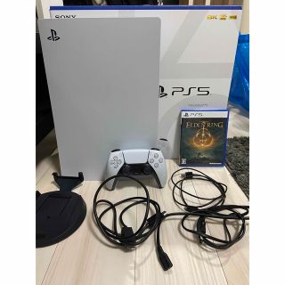 ソニー(SONY)のPlayStation5 CFI-1000A01 中古品　エルデンリング付(家庭用ゲーム機本体)