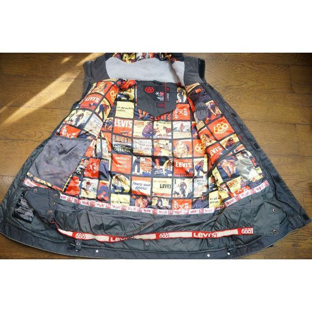 男性用 686 × Levi's リーバイス スノーボードコラボジャケット 男性用 686 × Levi's リーバイス スノーボードコラボジャケット