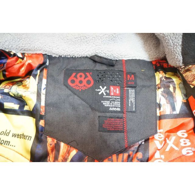 男性用 686 × Levi's リーバイス スノーボードコラボジャケット 男性用 686 × Levi's リーバイス スノーボードコラボジャケット