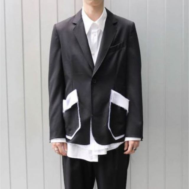 sulvam - sulvam サルバム 20AW レイヤード カットオフ テーラード