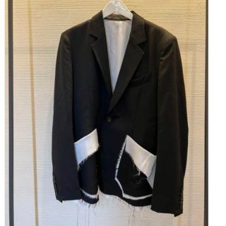 sulvam - sulvam サルバム 20AW レイヤード カットオフ テーラード
