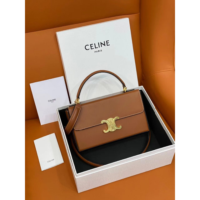 正規 celine - ハンドバッグ TRIPMPHE BOX セリーヌ CELINE 未使用美品