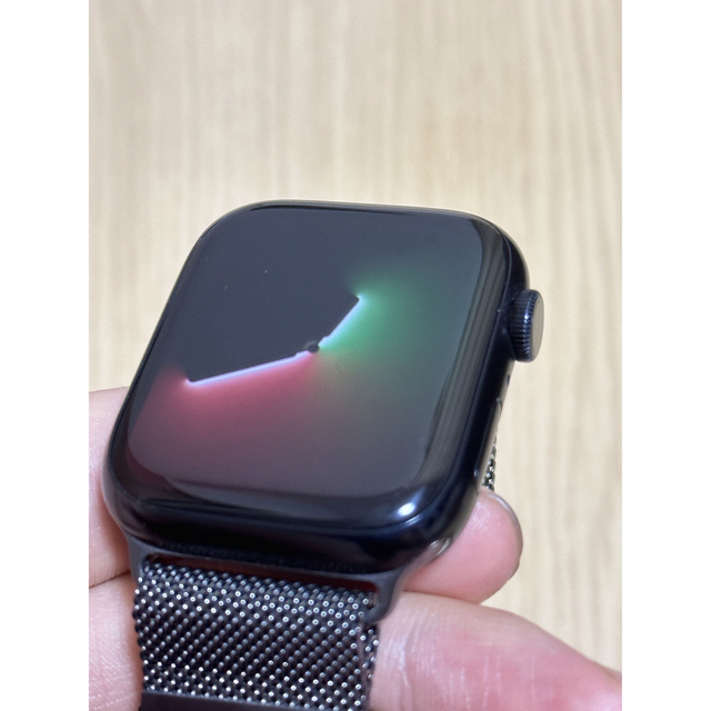 Apple iWatch series7ミッドナイト45mm+ミラネーゼループ