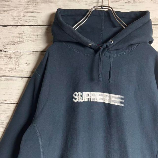 【即完売モデル】Supreme モーションロゴ 入手困難 パーカー 希少デザイン