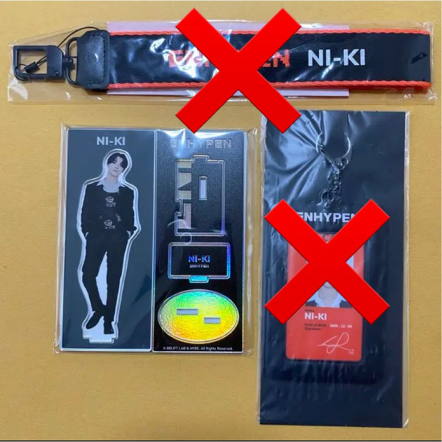 当店だけの限定モデル ENHYPEN ニキ MANIFESTO FC限定 アクスタ ID