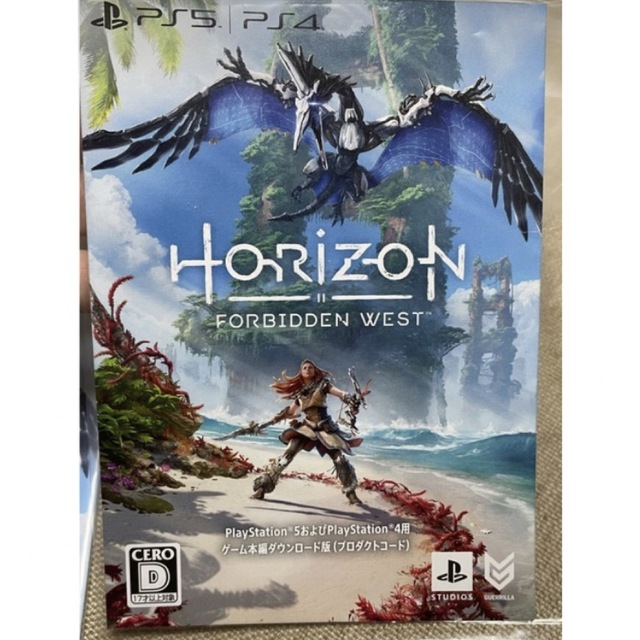 Horizon Forbidden West ダウンロードコード PS5 PS4 エンタメ/ホビーのゲームソフト/ゲーム機本体(家庭用ゲームソフト)の商品写真