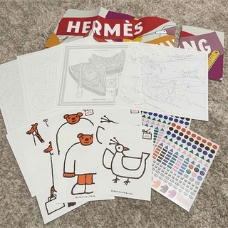 エルメス(Hermes)の【HERMES】非売品✨当たり柄✨汚れ、折曲がりなし(ノベルティグッズ)