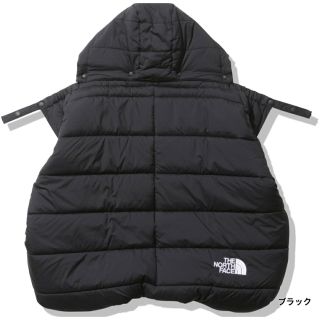 ザノースフェイス(THE NORTH FACE)のザ・ノース・フェイス ベビーシェルブランケット NNB72201 K ブラック(おくるみ/ブランケット)