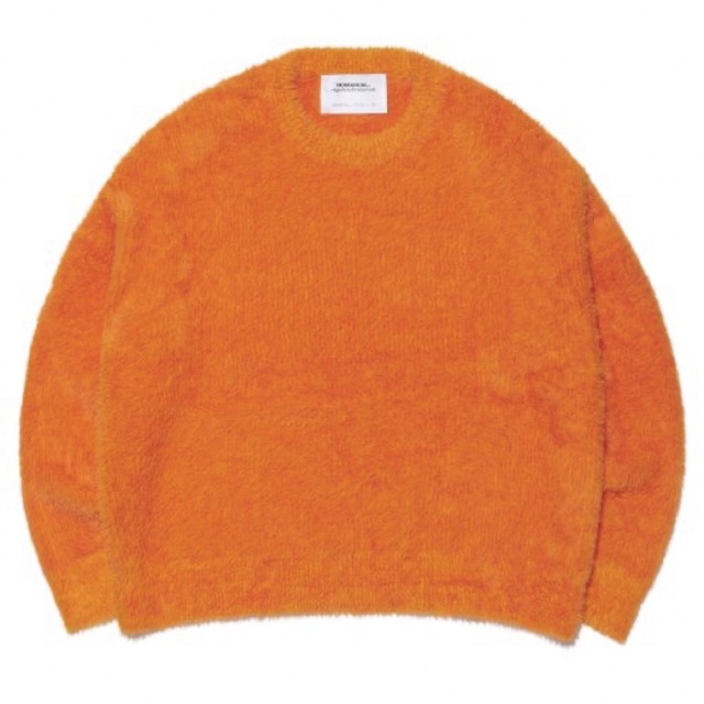 addseoulCROPPED HAIRY KNIT ORANGE nomanual ニット