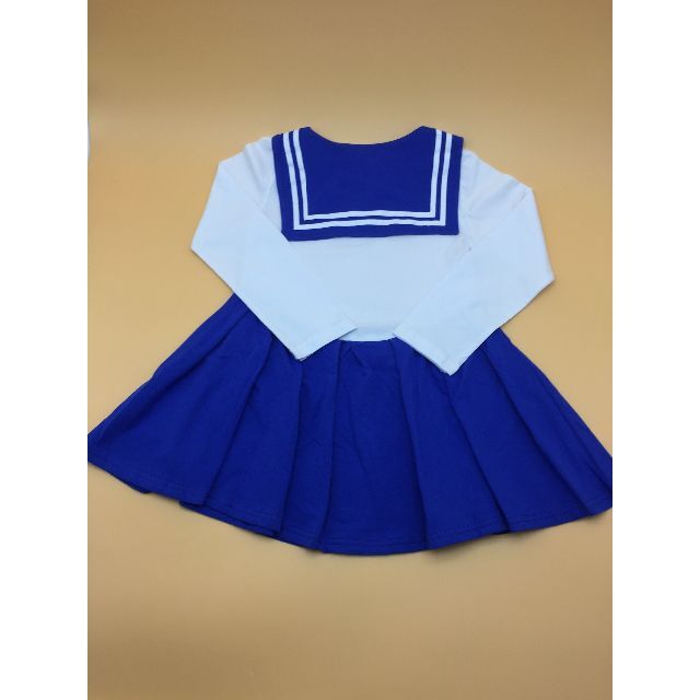 0034✨新品✨セーラー服　かわいい✨コスプレ　衣装ワンピース110cm✨ キッズ/ベビー/マタニティのキッズ服女の子用(90cm~)(ワンピース)の商品写真