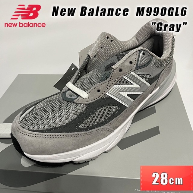 New Balance 990V6 "Gray" 28cm