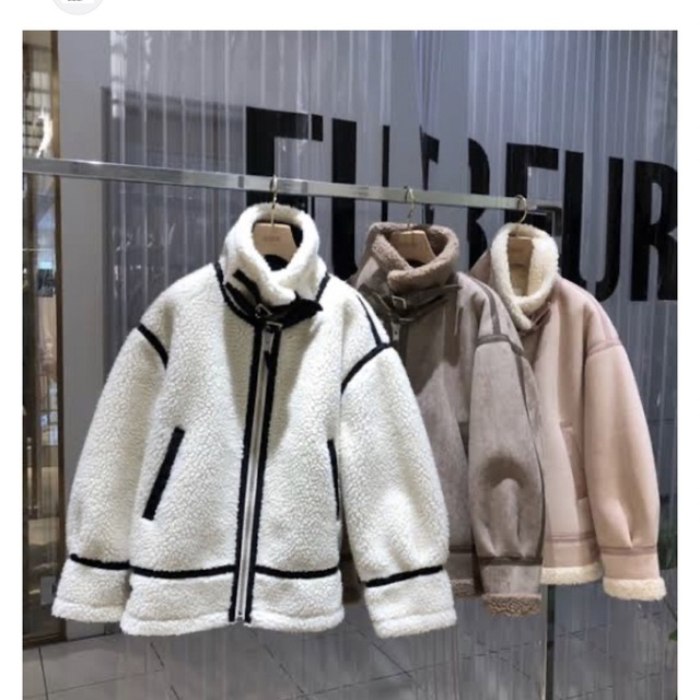 FURFUR レザーライクボンバージャケット