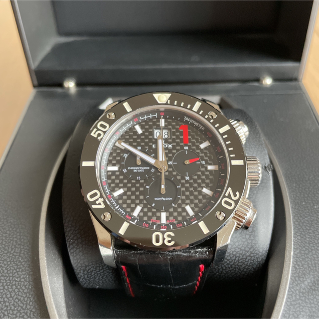 EDOX(エドックス)のエドックス EDOX クロノオフショア1 クロノグラフ10021-3-NIN中古 メンズの時計(腕時計(アナログ))の商品写真