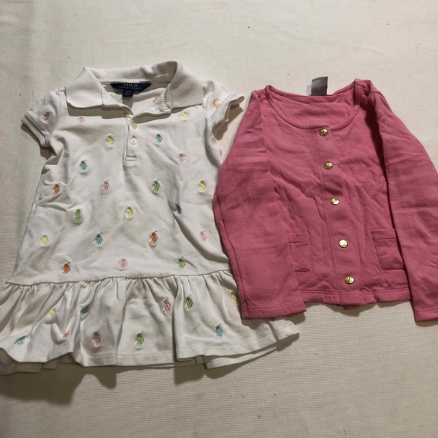 Ralph Lauren(ラルフローレン)のラルフローレン プチバトー 女の子 80〜100 まとめ売り キッズ/ベビー/マタニティのベビー服(~85cm)(ワンピース)の商品写真