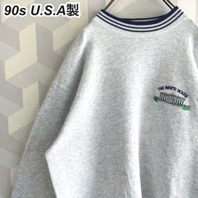 【珍品】90s USA製 Oneitaボディ 米ホワイトハウス 肉厚 スウェット