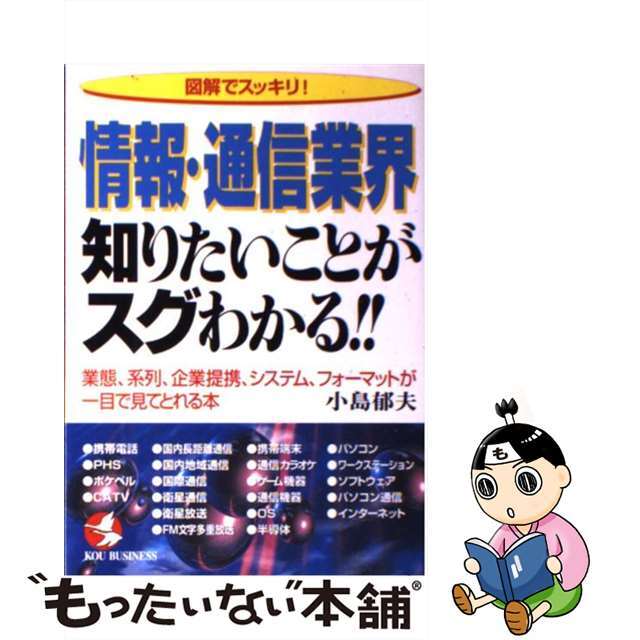 【中古】 情報・通信業界知りたいことがスグわかる！！ 業態、系列、企業提携、システム、フォーマットが一目/こう書房/小島郁夫 エンタメ/ホビーの本(コンピュータ/IT)の商品写真