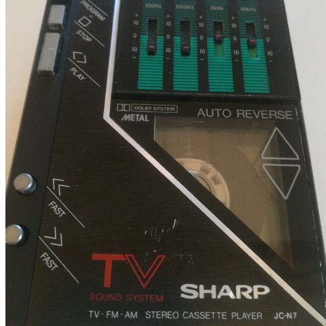 SHARP - SHARP JC-N7 ステレオヘッドホンカセットプレイヤーの SHARP - SHARP JC-N7 ステレオヘッドホンカセットプレイヤーの