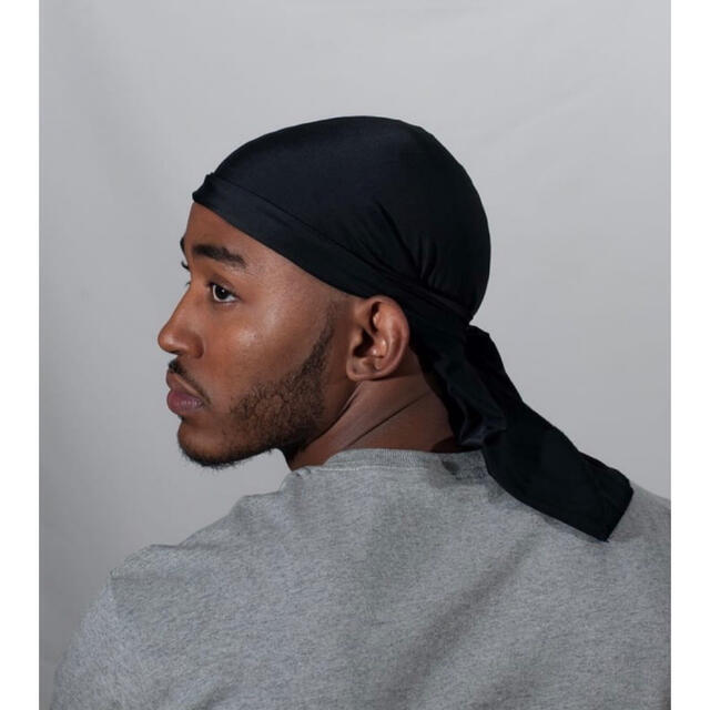 ドゥーラグ DU-RAG シルバーグレー 男女兼用 DURAG ヒップホップ