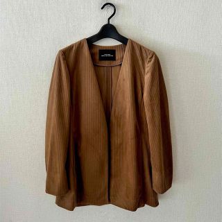 ユナイテッドアローズグリーンレーベルリラクシング(UNITED ARROWS green label relaxing)のグリーンレーベル♡ベルト付きノーカラージャケット(ノーカラージャケット)