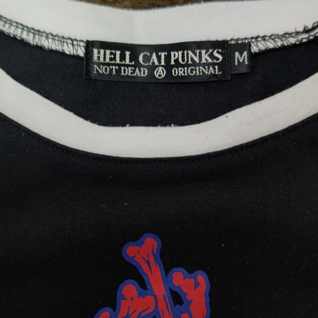 HELLCATPUNKS(ヘルキャットパンクス)のHELL CAT PUNKS 七分袖カットソー メンズのトップス(Tシャツ/カットソー(七分/長袖))の商品写真