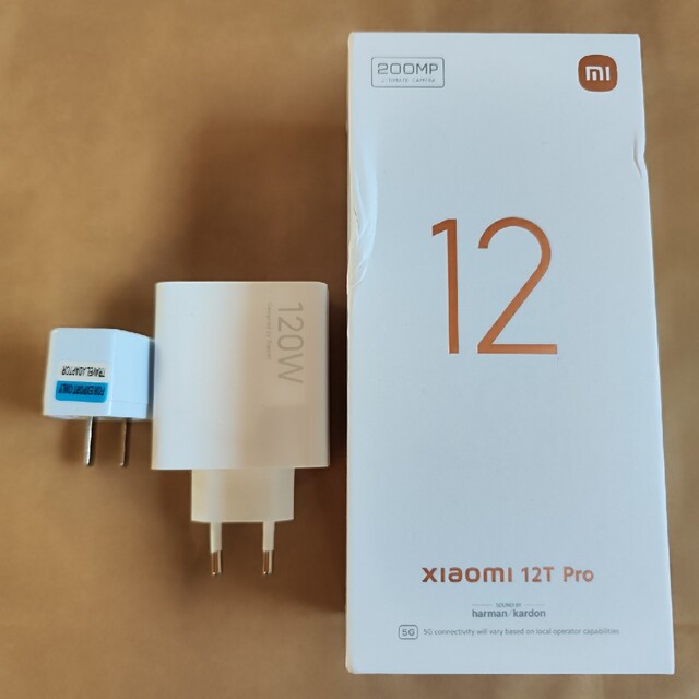 Xiaomi　12T Pro Black  12GB  256GB