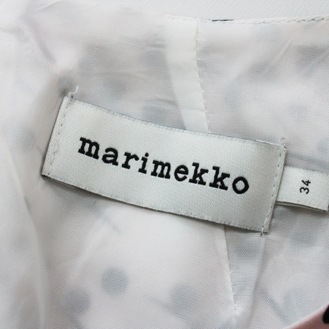 marimekko(マリメッコ)のmarimekko マリメッコ NURMIKKO ワンピース 34/ピンク コットン【2400013087674】 レディースのワンピース(その他)の商品写真