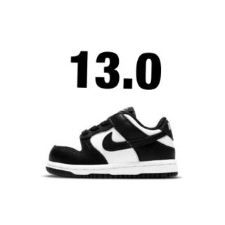 ナイキ(NIKE)のNIKE DUNK LOW RETRO WHITE/BLACK キッズシューズ(スニーカー)