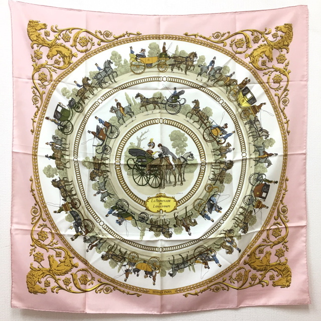HERMES 大判スカーフ カレ90 LA PROMENADE DE HERMES 大判スカーフ カレ90 LA PROMENADE DE