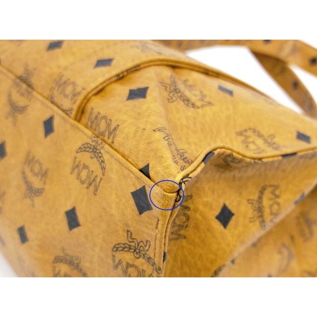 MCM - MCM ショルダーバッグ トートバッグ ロゴグラム レザー MCM - MCM ショルダーバッグ トートバッグ ロゴグラム レザー