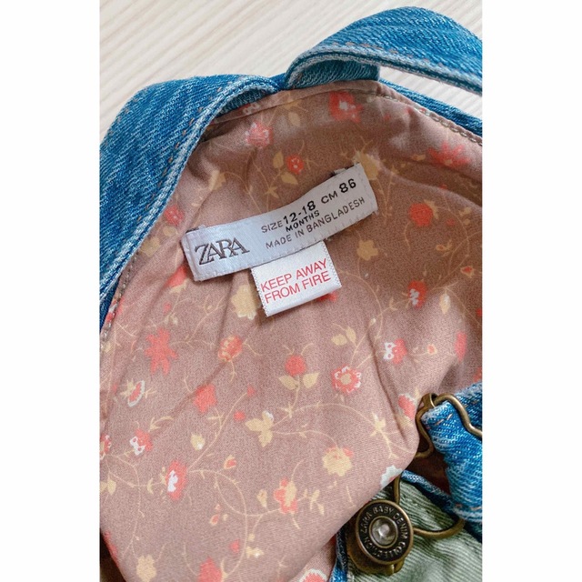 ZARA KIDS(ザラキッズ)のZARA KIDSサロペットスカート キッズ/ベビー/マタニティのベビー服(~85cm)(ワンピース)の商品写真