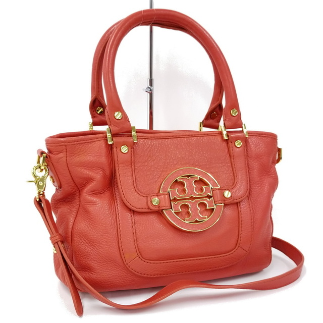 Tory Burch - TORY BURCH 2WAY ショルダーバッグ オレンジ レザーの