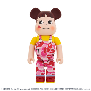 メディコムトイ(MEDICOM TOY)のBE＠RBRICK BAPE® × ペコちゃん 1000%（ピンク）(その他)