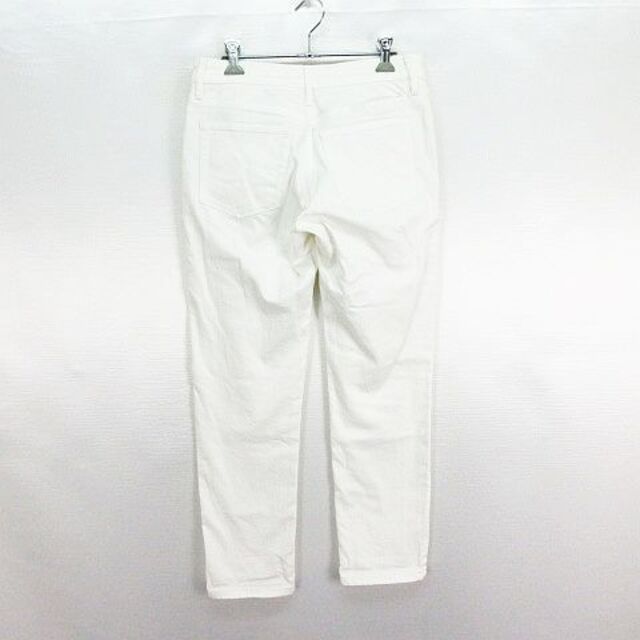 MUJI (無印良品)(ムジルシリョウヒン)の無印良品 良品計画 パンツ BOYFIT スリム テーパード 23 ホワイト レディースのパンツ(デニム/ジーンズ)の商品写真