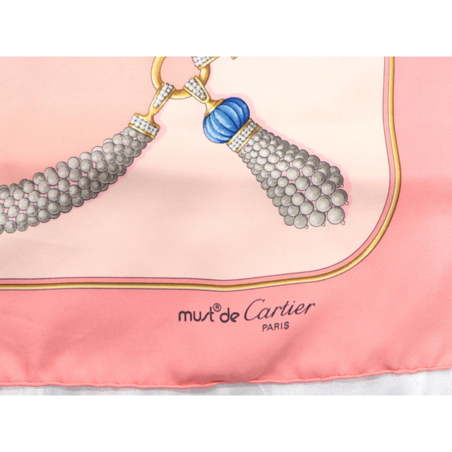 Cartier - Cartier スカーフ シルク100% ピンク系の通販 by サカイの