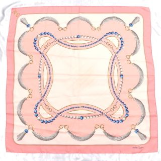 Cartier - Cartier スカーフ シルク100% ピンク系の通販 by サカイの
