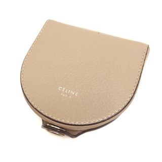 セリーヌ(celine)のCELINE コインケース レザー ベージュ系(財布)