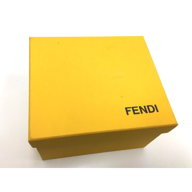 FENDI ポンポンチャーム フォックスファー バイカラー ブラック パープル 4