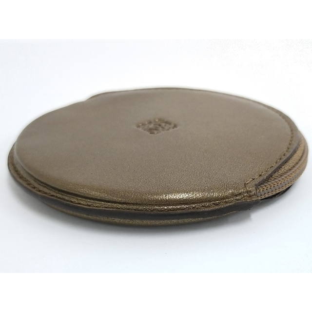 LOEWE コインケース アナグラム レザー ブロンズ