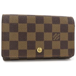 LOUIS VUITTON ポルトモネビエトレゾール 二つ折り財布 ダミエ LOUIS VUITTON ポルトモネビエトレゾール 二つ折り財布 ダミエ